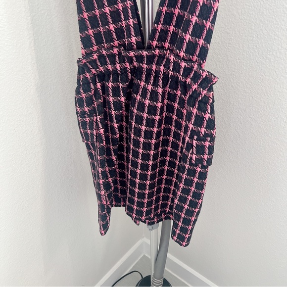 NWT Maje Check strapless dress - Picture 10 of 12
